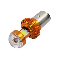 FOCO FARO DELANTERO LED CON PROYECCION BA20D 12V 12W 6500K