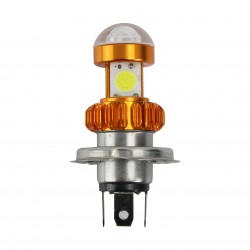 FOCO FARO DELANTERO LED CON PROYECCION H4 12V 12W 6500K