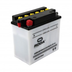 ACUMULADOR DC CON ELECTROLITO (12N7-4A) RODA 12V 7A