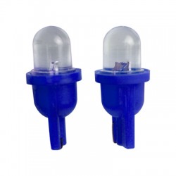 FOCO DIRECCIONAL LED 12V AZUL PELLIZCO 12V