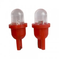 FOCO DIRECCIONAL LED ROJO/PELLIZCO 12V