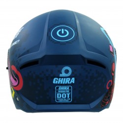 CASCO GHIRA GH1000PRO AZUL MATE GAMER CONTINUE ABATIBLE SVS