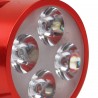 FARO AUXILIAR 4 LEDS CON ESTROBO ROJO 12V 4W SUSTITUYE